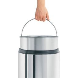 Poubelle à papier anti-feu - Inox - 30 L, Coloris : Gris - Image 4