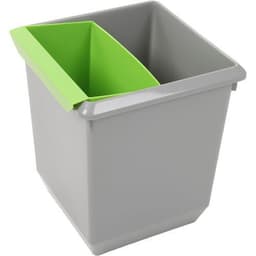 Lot de 4 Poubelle à papier en cône 21L Gris - Image 8