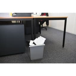 Lot de 4 Poubelle à papier en cône 21L Gris - Image 3