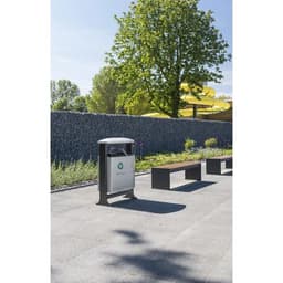 Poubelle d'extérieur tri sélectif 2x39L - Image 3