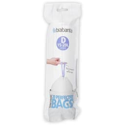 Lot de 240 Sacs 15-20L (D) Blanc - Image 3