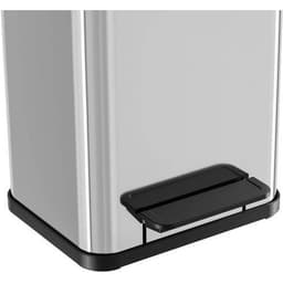 Poubelle ko Duo Plus M 2 x 9 L Inox - Hailo - Image 3