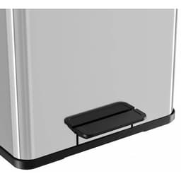 Poubelle Öko Trio Plus L 3 x 9 L - Hailo, Matériau : acier inoxydable - Image 2
