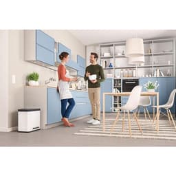 Poubelle ko Trio Plus L 3 x 9 L Blanc - Hailo - Image 2