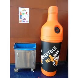 Poubelle PETman, Coloris : Orange - Image 2