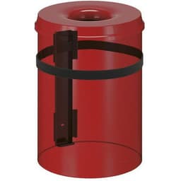 Poubelle anti-feu 30L Rouge - Image 2