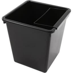 Corbeille à papier carrée - 27 L Noir - Image 2