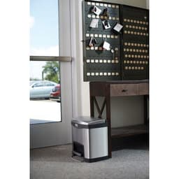 Collecteur Slim Jim Step On Front Step 15 L inox mat, noir - Image 5