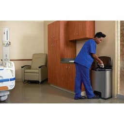 Collecteur Slim Jim Step On Front Step 50 L inox mat noir - Image 10
