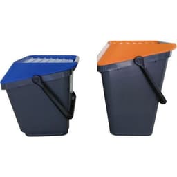 Poubelle EasyMax 35 L noir/bleu - Image 9