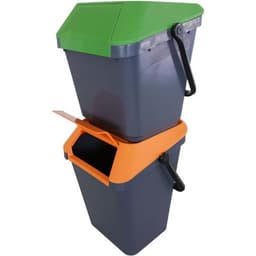 Poubelle EasyMax 45 L noir/orange - Image 8