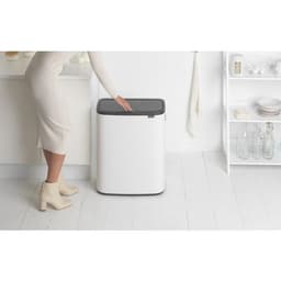Poubelle Touch BO 2x30L Blanc - Image 7