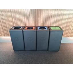 Poubelle circulaire BrickBin 65L Déchets organiques Noir/ver - Image 11
