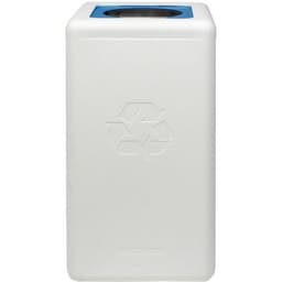 Poubelle circulaire BrickBin 65L Papier Blanc/blue - Image 2