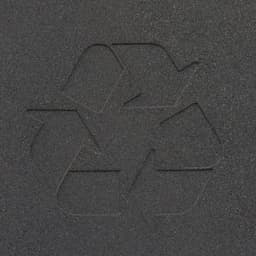 Poubelle circulaire BrickBin 65L Plastiques gris / orange - Image 8