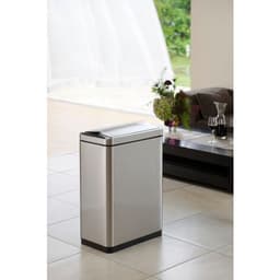 Poubelle Deluxe Phantom Sensor Bin 20+20 L inox mat - Image 9