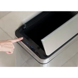 Poubelle Deluxe Phantom Sensor Bin 20+20 L inox mat - Image 2