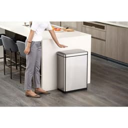Poubelle Deluxe Phantom Sensor Bin 20+20 L inox mat - Image 3