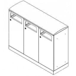 Poubelle pour l'extérieur Bica 713 3x100L - Image 11