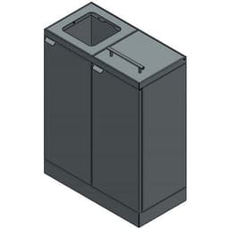 Poubelle de tri sélectif Bica 886 2x45L - Image 2
