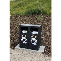 Poubelle pour l'extérieur Bica 712 2x100L - Image 6