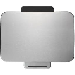 Poubelle à pédale E-Cube Tri-sélectif 10+9 L, Matériau : Inox - Image 2