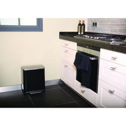 Poubelle à pédale E-Cube Tri-sélectif 10+9 L, Matériau : Acier - Image 7