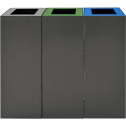 Unité modulaire pour tri sélectif 60L Gris foncé - Image 9