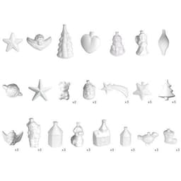 Set 46 formes polystyrène à suspendre - Image principale