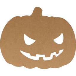 Silhouette MDF Halloween Citrouille 15cm - Image principale