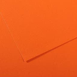Papier dessin mi-teintes Canson 160 g - 50 x 65 - orange - Image principale