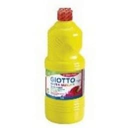Flacon 1 litre gouache liquide giotto avec bouchon doseur - jaune primaire - Image principale