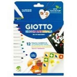 Etui 12 feutres décor materials Giotto - Image principale