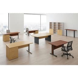 Caisson hauteur bureau Quatuor profondeur 70 cm Hêtre/alu Hêtre - Image 7