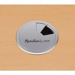 Obturateur passe-cable rond Ø 80 mm Aluminium - Manutan Expert - Image 2