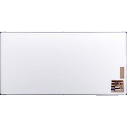 PREMIUM tableau blanc 90x180cm Acier laqué blanc - Image principale