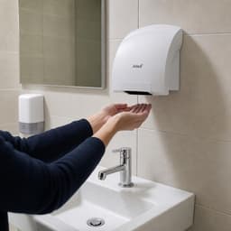 Séche-mains traditionnel blanc 1800W - Image 3