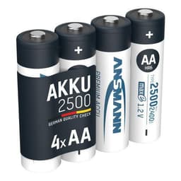 4 batteries rechargeables 5035442 HR6 / AA - Image principale