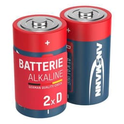 Lot de 2 piles alcalines 1514-0000 LR20 / D - Image principale