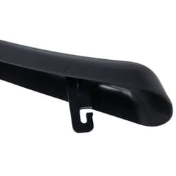 Lot de 10 cintres SJ45 en plastisque sans barre de pantalon noir - Image 4