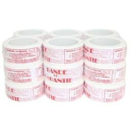 Lot de 36 Adhésif PP Acrylique Sans Bruit 48 mm X 100 m BANDE DE GARANTIE - Image 5