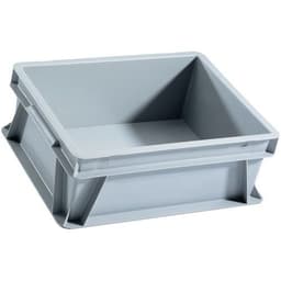 Bac à papier 14 Litres 14.5 x 30 x 40 cm Gris - Image principale