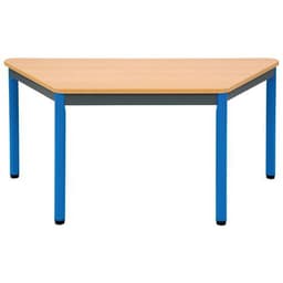 Table maternelle trapèze 4 pieds tube Lise - Image principale