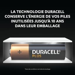 Pile alcaline AA/LR6 x4 DURACELL 100%PLUS - Image 4