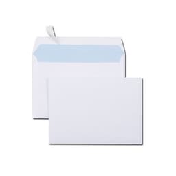 Boîte de 500 enveloppes blanches autocollantes siligom 80gr 114x162mm C6 - Image principale