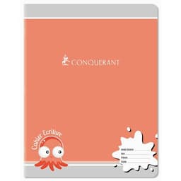 Cahier 17x22 cm 70g 32 pages seyes 12x12 interligne 3 mm - Image 2