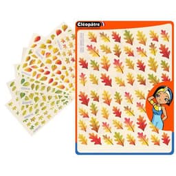 Pochette 8 planches 480 feuilles d'arbres adhésives - Image principale