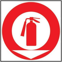 Panneau anti-incendie emplacement extincteur rigide - Image principale