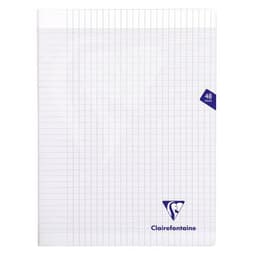 Mimesys cahier piqué polypro 24x32cm 48p séyès Incolore - Lot de 10 - Image principale