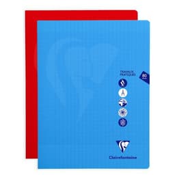 Mimesys TP piqûre polypro 24x32cm 80p séyès-uni coloris assortis - Lot de 10 - Image principale